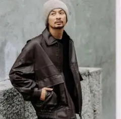 FREAK'S STORE レザージャケット ブラウン