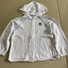 familiar フード付きパーカー 110cm 白