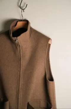 MAATEE&SONS Ex. CASHMERE/MINK REVER VEST