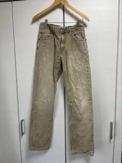 LEVI’S リーバイス 505ベージュ ストレートデニム W29 L32