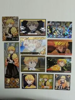 鬼滅の刃 我妻善逸 カード・シールセット