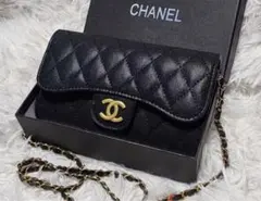 CHANEL　ノベルティ　長財布　チェーンウォレット　ショルダー　財布