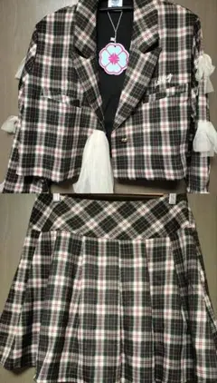 春物セットアップ チェック柄 HOOK バラ売り可