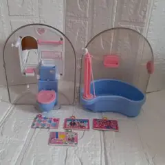 ハートヒルズマンション　とうめいリカちゃんバスルーム　タカラ