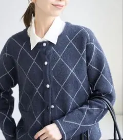 ル*イ様 ROPE' PICNIC / ラメフェザーカーディガン