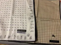 【新品未使用品】バーバリー　ハンカチ　メンズ　紳士　ゴルフ　チェック
