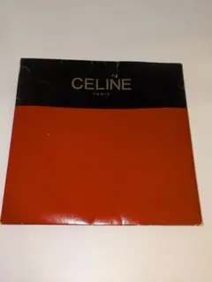 CELINE 大判ハンカチ　スカーフ？ 　新品未使用　イエロー ネイビー