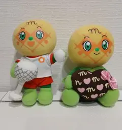 【あんぱんまん】メロンパンナちゃん ぬいぐるみ セット※希少/廃盤・非売品※