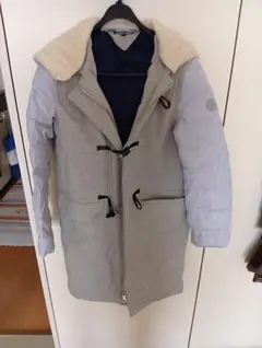 TOMMY HILFIGER ダッフルコート S グレー/シルバー