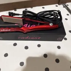 radiant プロフェッショナルヘアアイロン レッドのサムネイル