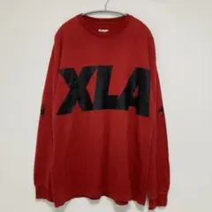 X-LARGE エクストララージ メンズ 長袖 Tシャツ ロンT 赤 XL