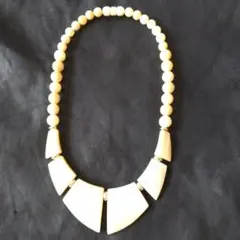 象牙調アクセサリーセット◇ Yahoo!オークション -「象牙 ネックレス セット」の落札相場
