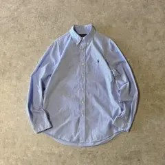 ラルフローレン 現行タグ チェックシャツ 長袖シャツ ギンガムチェック Mサイズ