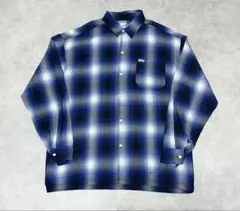 Caltop shadow check L/S flannel shirt
