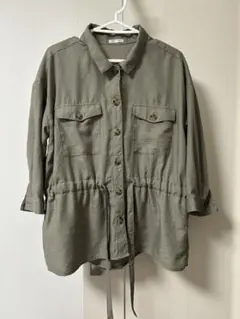 GLACIER カーキ色 Lサイズ シャツ