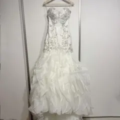 mermaid wedding 9号 約Mサイズ(ウエディング結婚式・発表会