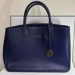 ひろみん【美品】FURLA ネイビー ショルダーバッグ フルラ ショルダーバッグ/クロスボディ バッグ レディース 1927