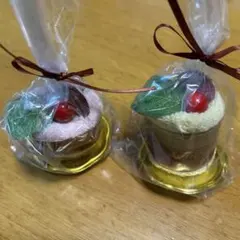 ケーキタオル2種