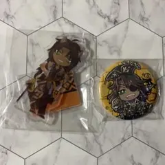 【匿名配送】ツイステ レオナ・キングスカラー アクスタ 缶バッジ ツイステカフェ