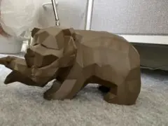 スプラトゥーン クマの置物 ブラウン