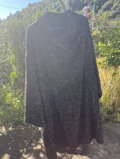 ウール混紡 ヘリンボーンコートメンズ　昭和レトロ