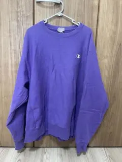 Champion 紫 スウェット