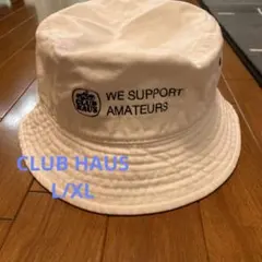 クラブハウス　CLUBHAUS バケットハット　白