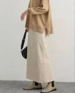 【URBAN RESEARCH DOORS】コーデュロイストレートスカートＭ