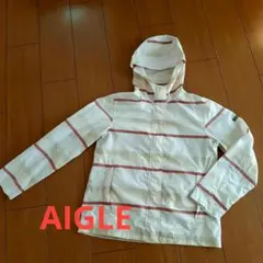 【AIGLE】レディース軽量撥水パーカー Sサイズ