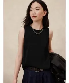 新品　BANANA REPUBLIC バナナリパブリックシェルタンクトップのサムネイル