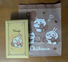 【未開封】ちいかわ　チョコレート缶　うさぎ　バレンタイン　紙袋付き