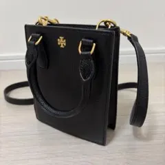 TORY BURCH 2way ショルダーバッグ ブラック