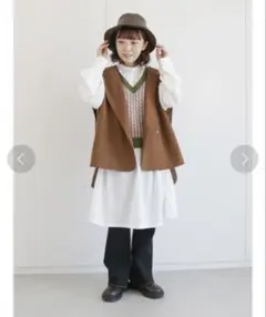 エヘカソポ　 ダブルブレストベスト　春服のサムネイル