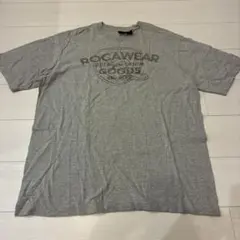 y2k ROCAWEAR Tシャツ グレー 平成 ストリート HIPHOP B系のサムネイル