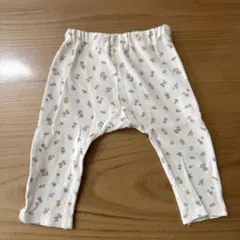 petit main 花柄 リブパンツ 80cm