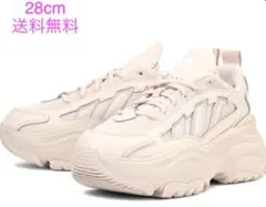 1点のみ　adidas オズガイア 厚底スニーカー ピンクベージュ 箱・タグ付