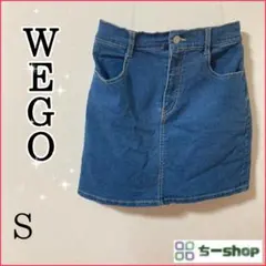 WEGO ミニスカート ウィゴー デニムスカート 人気 シンプル 定番 デニム