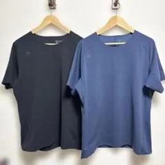 DESCENTE ZERO STYLE Tシャツ２枚セット ブラック＆ネイビーのサムネイル