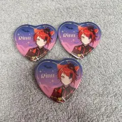 すとぷり　莉犬　缶バッチ　2023　ハロウィン　ハートの缶バッチ 莉犬 くん すとぷり ハロウィン 2023 ハート 缶バ ッジ 召しませ