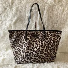 kate spadeヒョウ柄 大容量 ショルダーバッグ