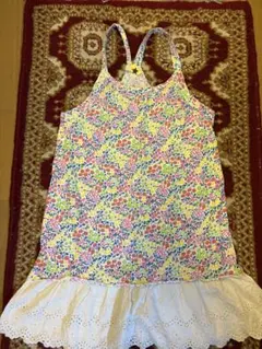 花柄キャミソール Mサイズ フリル付き　CUBE SHUGAR