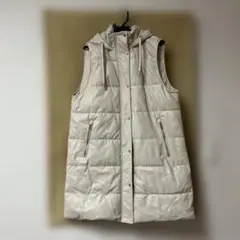 ZARA ダウンベスト　ロング　中綿