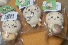 ちいかわ　うさぎだらけくじ D賞　ピザまん　ハサミ　どんぐりDJ 3体セット②