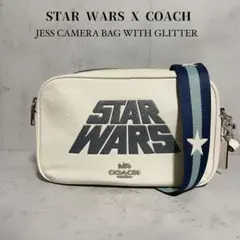 良品　COACH× スターウォーズ ジェス カメラ バッグ ショルダーバッグ