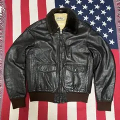 USA製 80s LLBean G-1ムートンレザージャケット エルエルビーン