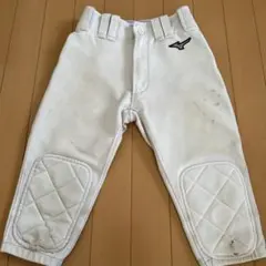 ミズノ　野球　練習着　ホワイト スライディングパンツ パッド付き　130cm