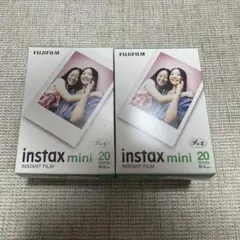 instax mini チェキフィルム 20枚 2箱 40枚