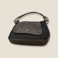 F alchi NEW YORK新品未使用　訳ありナイロン合皮ショルダーバッグ