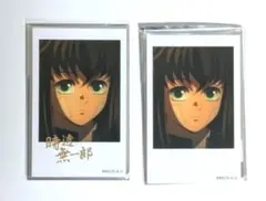 鬼滅の刃 ufotable 柱カフェ チェキ風ブロマイド 時透無一郎　箔押し