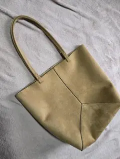 H&M スエードトートバッグ　キャメルのサムネイル